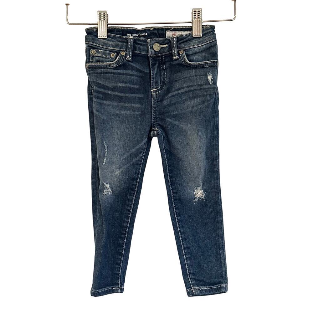 AG The Twiggy Jeans sz 24 M adjustable waist tabs